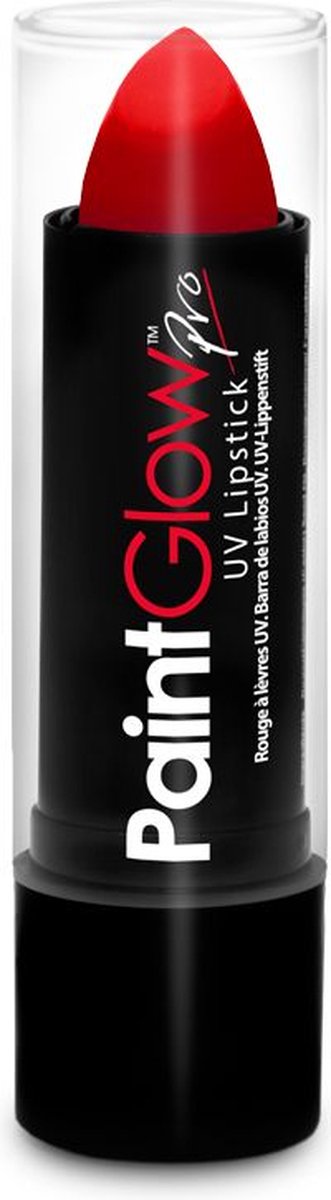 PaintGlow - UV Lippenstift - Blacklight verf - Festival make up - Rood