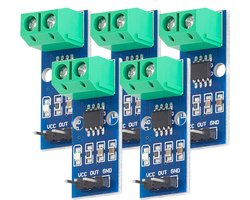 AZDelivery 5 x ACS712 20A Amp. Huidige Sensor Range Module Huidige Sensor compatibel met Arduino Inclusief E-Book!
