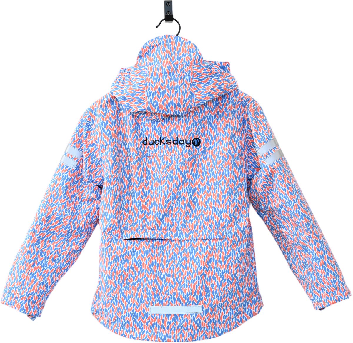 Ducksday - jas - uitritsbare fleece - regenjas - waterdicht - unisex - Joy - 14 jaar — afbeelding 2