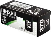 MAXELL 370 - SR920W - Pile Knoopcel à l'oxyde d'argent - Pile pour montre - 10 (dix) pièces