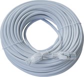 Câble Internet 50 mètres - Câble CAT5 UTP RJ45 - Grijs