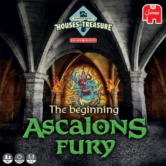 Thumbnail van een extra afbeelding van het spel Houses of Treasure Escape Quest The Beginning: Ascalons Fury - Escaperoom met Legpuzzels