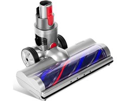 Gemotoriseerde roterende Borstel -Compatible met - geschikt voor Dyson V7 V8 V10 V11 V15 -Turboborstel Zuigmond Elektrisch Mondstuk - Directe aandrijving – Accessoires -Vloerborstel met 4 LED-lampen voor tapijten en harde vloeren