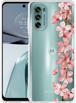 Motorola Moto G62 5G Hoesje Flower Branch - Designed by Cazy