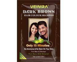 Dark Brown 3.0 - Hair color shampoo - 10 pakjes a 25ml