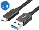 Vues USB C kabel – USB C naar USB A - Oplaadkabel – Oplader – Snellader - Geschikt voor Samsung - 2 meter