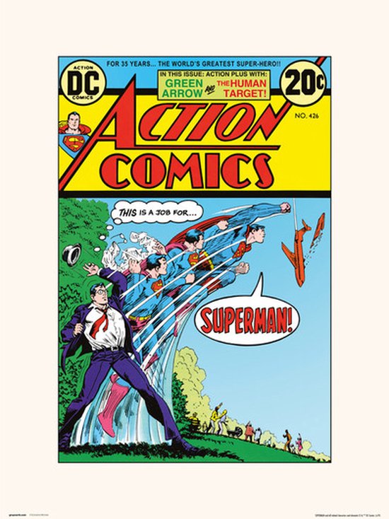 DC ACTION COMICS 426 - Art Print 30x40 cm