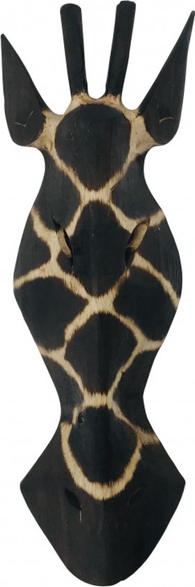 Wogeka Mooie 40 cm olifant houten masker hoofd Afrika olifant handwerk bali masker 48.40