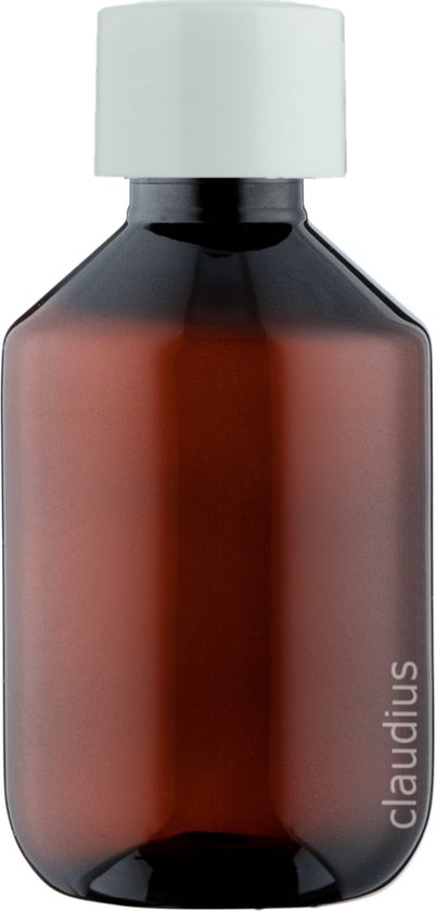 Vierkant-apothekersfles 150 ml wijde hals bruin glas - online bestellen