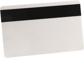 100 Blanco PVC Hico magneetkaarten (bankpasformaat)