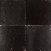 Marokkaanse zellige tegels |ZR 1002 Rabat black matt|waterbestendig|