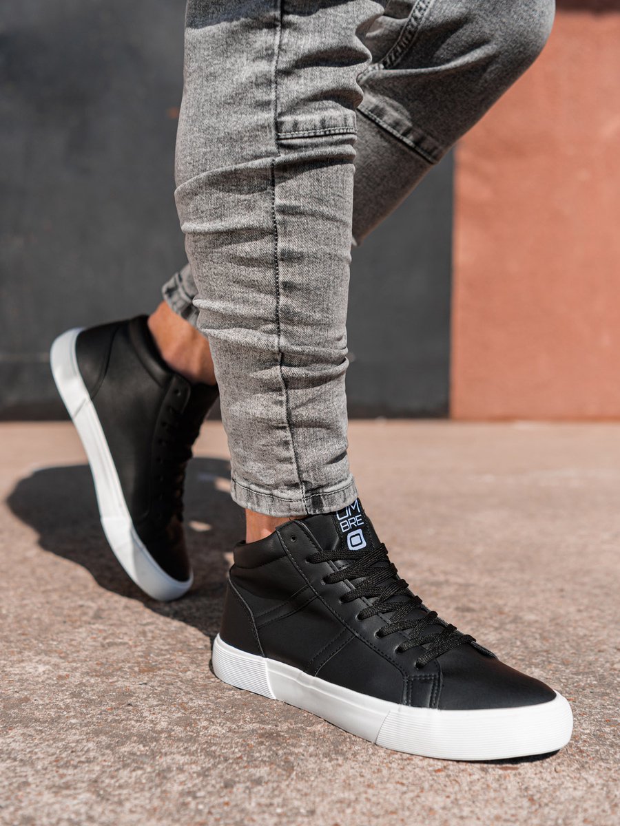 Herensneakers T379 - zwart