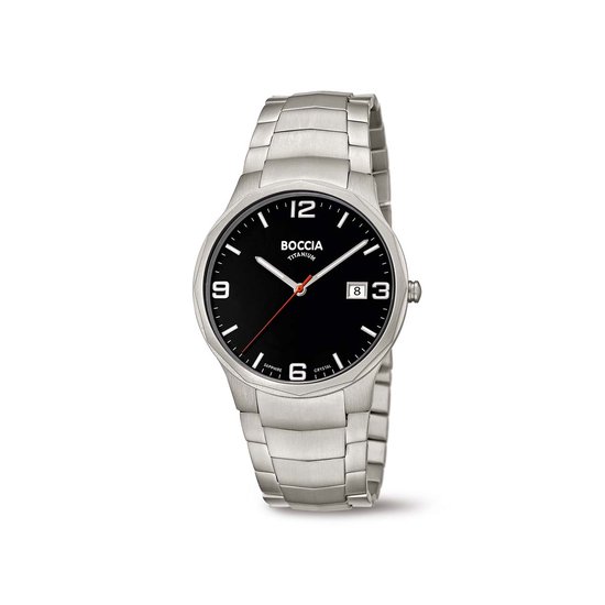 Boccia Titanium 3656-02 Heren Horloge 38mm