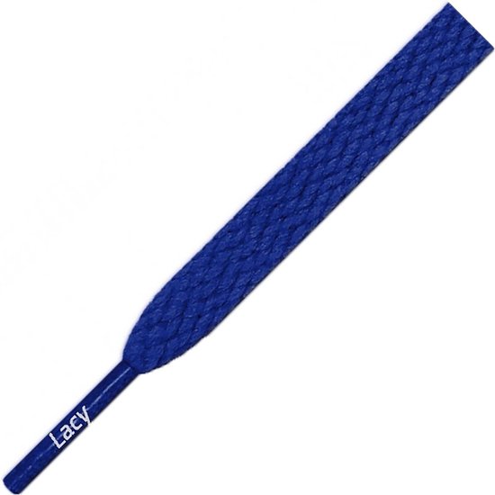 Schoenveter Lacy Royal Bleu 130cm lang 1 cm breed pack