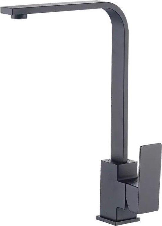 Sanitair Royal Vātten - Robinet de cuisine - bec haut - Zwart