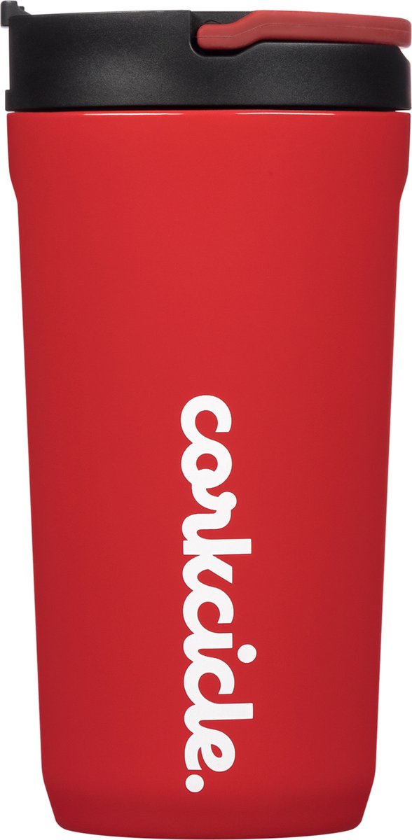 Goedkoopste Corkcicle KIDS CUP - 355ml - Gloss Cardinal - Rood - Drievoudig geïsoleerd roestvrij stalen beker - houdt 18 uur koud – BPA vrij - RVS - 2812GCR