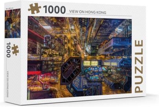 Rebo legpuzzel - 1000 st - Hong Kong - Premium Quality