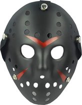 TECQX Jason Voorhees Hockey Masker - Halloween Masker - Horror Film Friday The 13th - Cosplay Masker - Verkleedmasker - Zwart