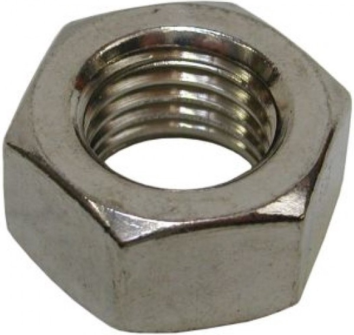 Moeren zeskant m8. Verzinkt. Din-934. Deltafix.