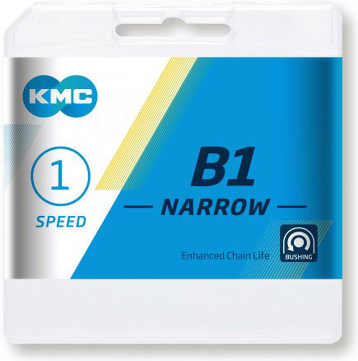 KMC ketting 1/2x3/32 112s B1 Narrow zilver 5/6v