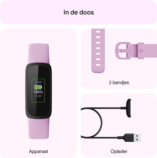 Fitbit Inspire 3 - Activity tracker - Paars