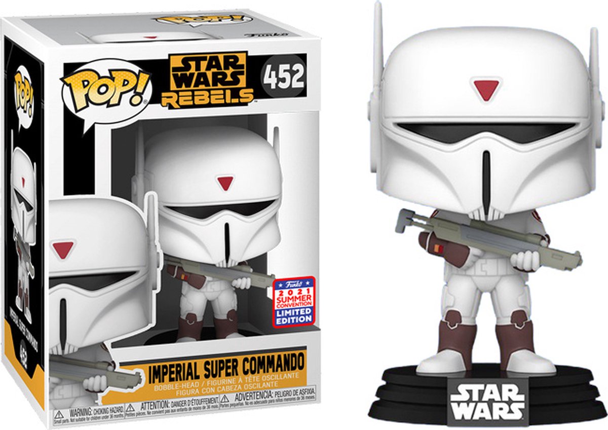 Funko pop! Star Wars Rebels - Imperial Super Commando #452 - 2021