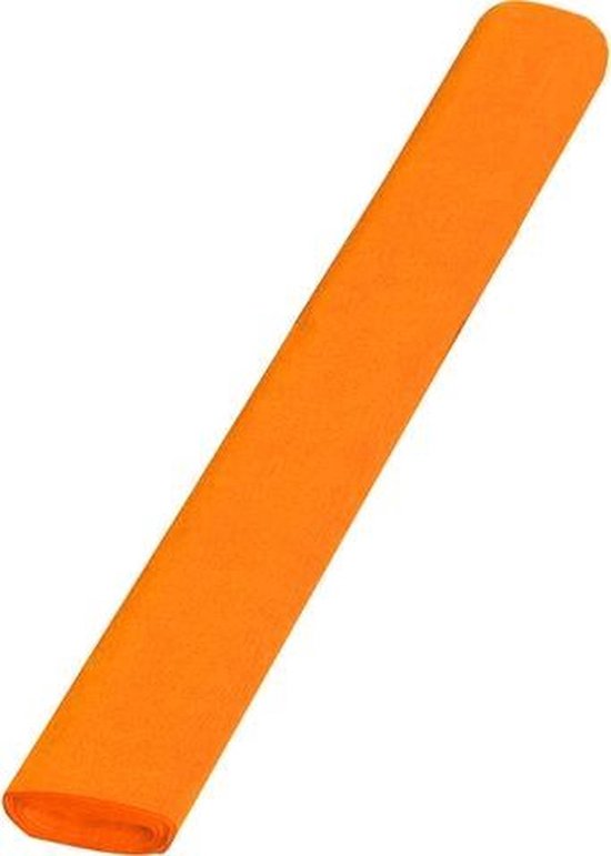 20x Crepepapier - Oranje - 20 x 250cm - Onverpakt