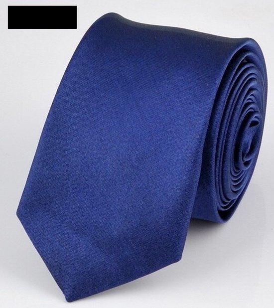 WiseGoods Luxe Men's Tie Satin - Vêtements de Design - Accessoires de vêtements pour bébé - Cadeau - Fête Wear Men - Pour Blouse / Smoking - Blauw