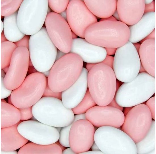 Babysweeties Amandelbonen Roze-Wit - 900 gram