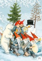 Kerstkaarten Inge Look  ( 12 stuks ) Uniek en mooi set Kerst 01