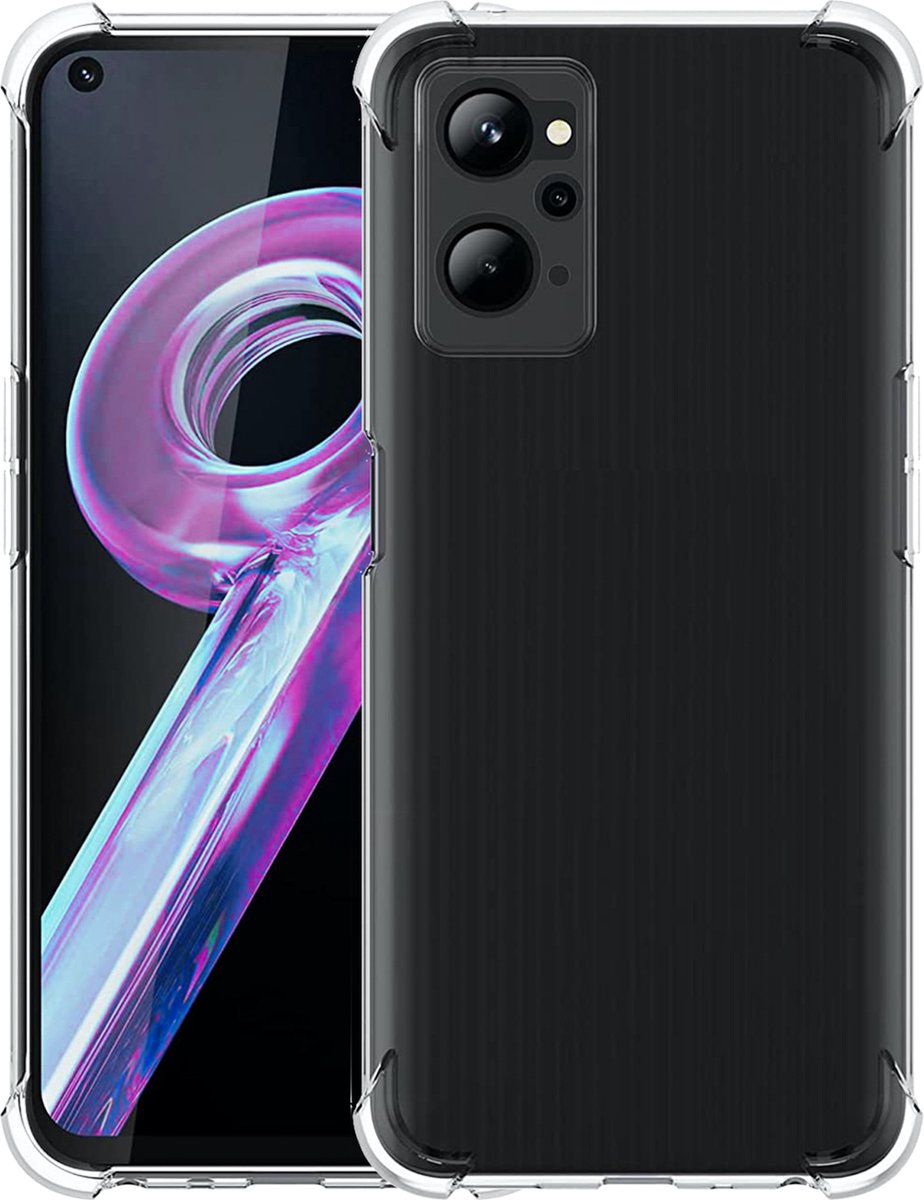 Hoesje geschikt voor Oppo A76 - Clear Anti Shock Hybrid Armor Case Siliconen Back Cover Hoes Transparant