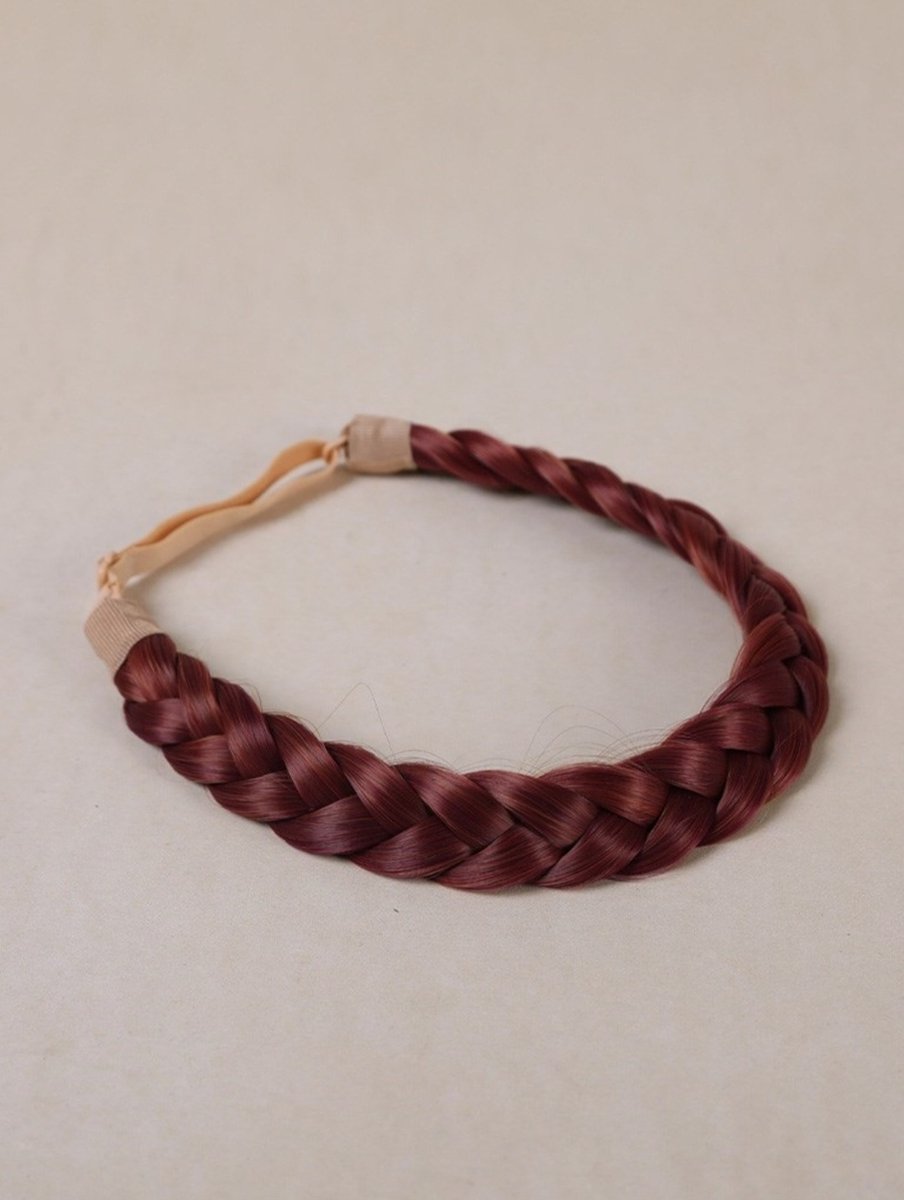 Pinned By K - Hair Braids - Warm Red - Festival Look - Haarband - Haarvlecht