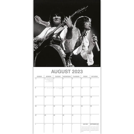 Kalender - 2023 - Rolling Stones - 30x30cm  bol.com