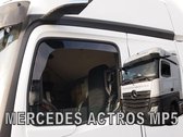 Actros mercedes zijwindschermen merk Heko tbv model MP4 MP5 Arocs Antos raamgeleiders set licht getint a 2 stuks vanaf 2012 pasvorm raamspoilers fenders visors windschermen