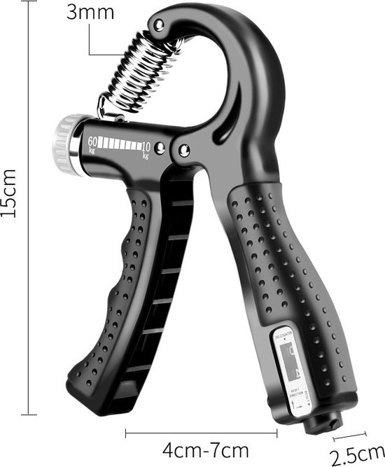 Grip Sterkte Trainer 10 tot 60 Kg Hand en Pols Training