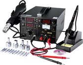 Soldeerstation met LCD en keramisch verwarmingselement 48W 150 - 450°C