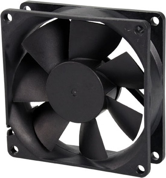 Titan ventilator (case fan) voor in de PC met Z-Axis lager en PWM-functie -  80 x 80 x... | bol.com