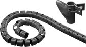 Spiraalband tot 20mm - Met Invoerhulp - 2,5 meter - Zwart