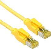 Câble réseau Gigabit Draka UC900 Premium S / FTP CAT6a / jaune - 10 mètres