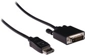 DisplayPort naar DVI kabel - DP 1.1 (1920 x 1200) / zwart - 1 meter