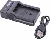 VHBW Camera acculader compatibel met Canon BP-807, BP-808, BP-809, BP-819, BP-820, BP-827 en BP-828 accu's