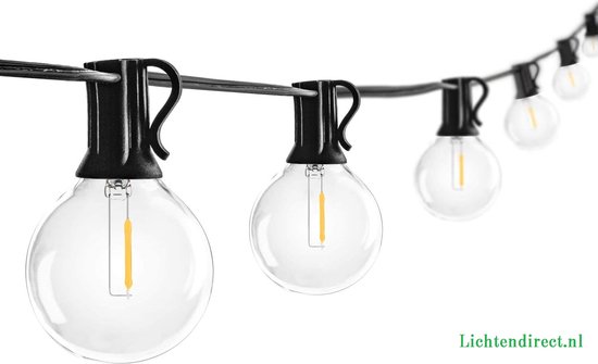 Lichtsnoer 15 meter 50 led lampen Sliert lampen sfeer verlichting  Buitenverlichting... | bol.com