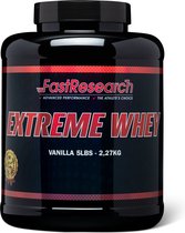 Fast Research | Extreme Whey Vanille - 100% Whey Protein - Eiwitshake - 2270 gram - 76 doseringen