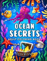Ocean Secrets Coloring Book - Coloring Book Cafe - Kleurboek voor volwassenen