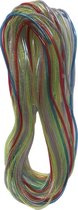 Scoubidou - String - Glitter - 100 Pièces - 180cm - Multicolore - Cordon Artisanal - Siliconen - Fabrication Bijoux
