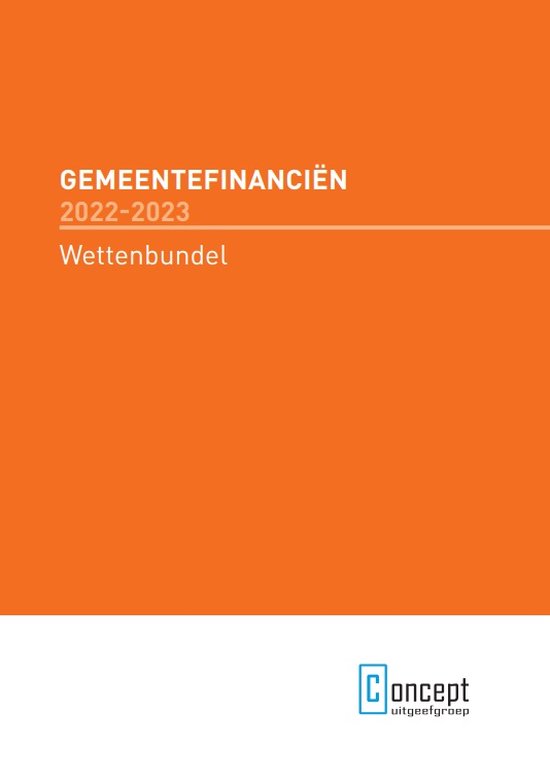 Gemeentefinanciën 2022-2023 - cover