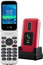 Doro 6880 - Téléphone portable clapet rouge