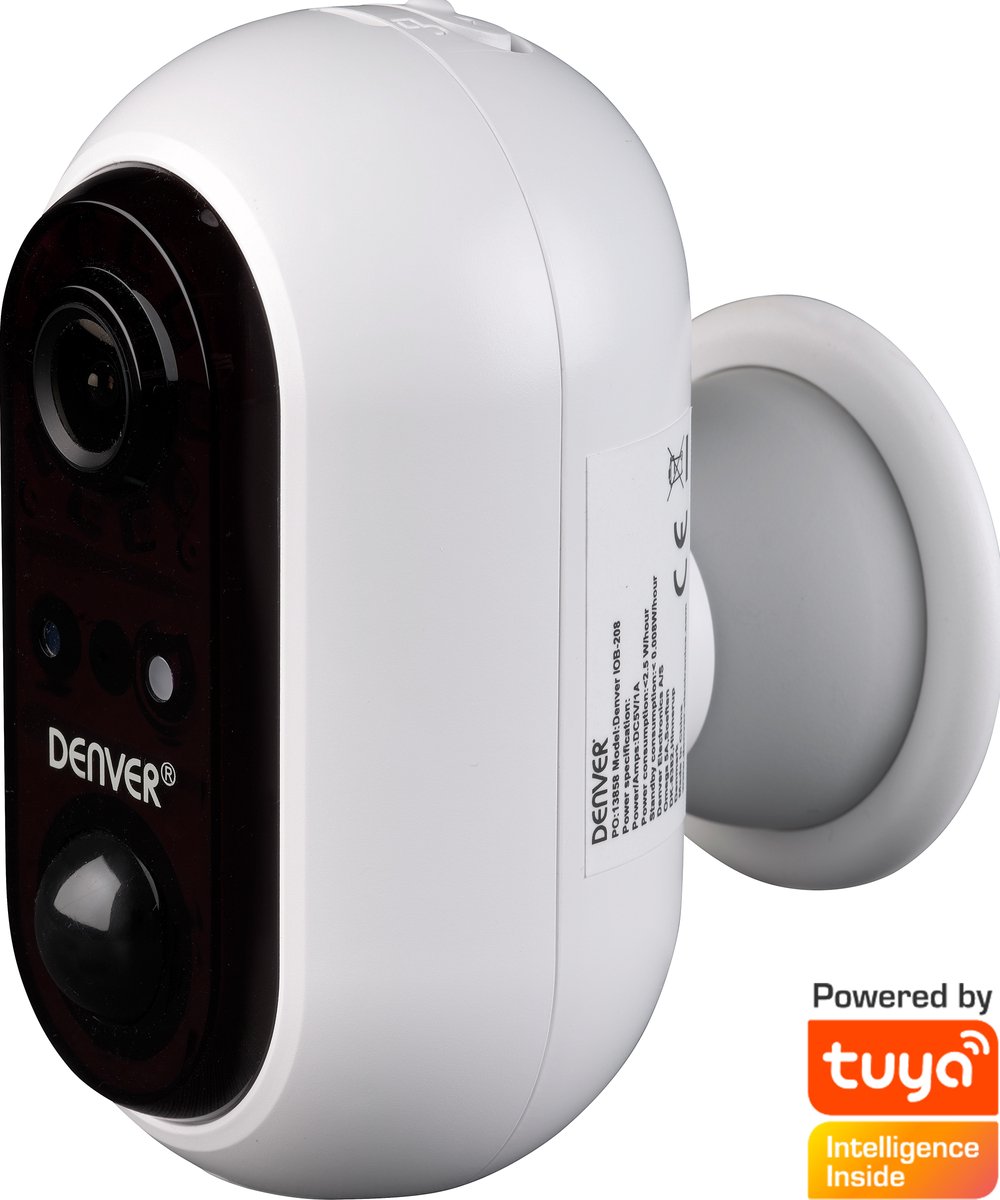 Denver Beveiligingscamera Buiten Draadloos FULL HD met Tuya App