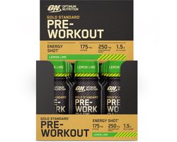 DA Optimum Nutrition Gold Standard Pre Workout Shots - Pre-Workout Lemon Lime - Ready to Drink - 1 shot (60ml)