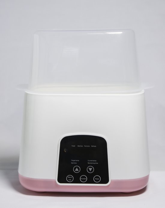 4-in-1 Flessenwarmer Roze - Flessenwarmer - Melkwarmer - Babyvoeding Verwarmer ‖ De handigste accessoire voor jouw babyflesjes — afbeelding 2
